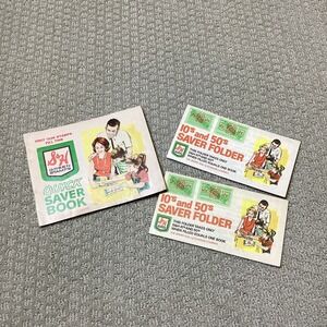 Vintage‎ S&H Green Stamps Quick Saver Book 10s & 50s Folder Set Collectibles